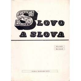 Slovo a slova - Alexandr Havránek