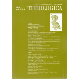 Theologica 2016 roč.6, č.1