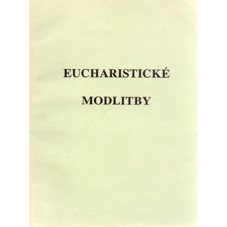 Eucharistické modlitby