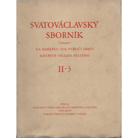 Svatováclavský sborník II. 3