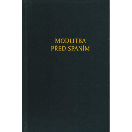 Modlitba před spaním (váz.)