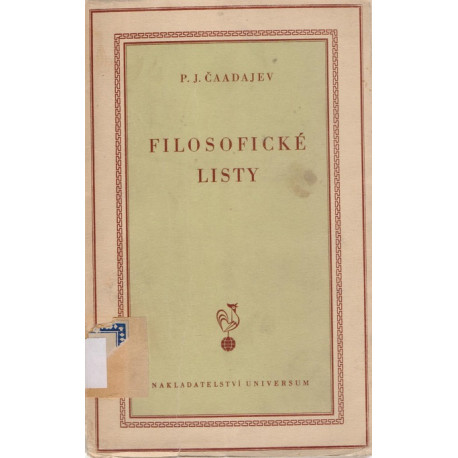 Filosofické listy - P. J. Čaadajev