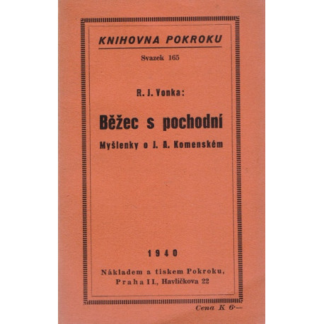 Běžec s pochodní - Rudolf Jordán Vonka