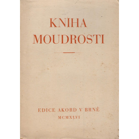 Kniha moudrosti