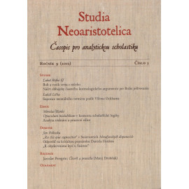 Studia Neoaristotelica ročník 9 (2012), číslo 3