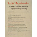 Studia Neoaristotelica ročník 8 (2011), číslo 1