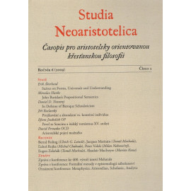 Studia Neoaristotelica ročník 6 (2009), číslo 2