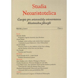 Studia Neoaristotelica ročník 4 (2007), číslo 2