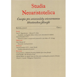 Studia Neoaristotelica ročník 4 (2007), číslo 1