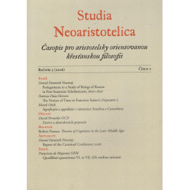 Studia Neoaristotelica ročník 3 (2006), číslo 2