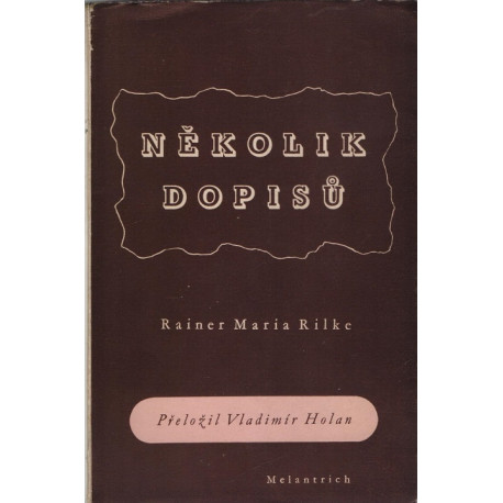 Několik dopisů - Rainer Maria Rilke