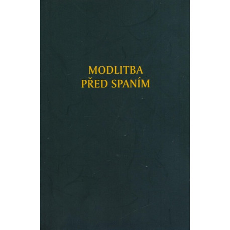 Modlitba před spaním