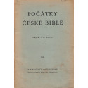 Počátky české bible - F. M. Bartoš